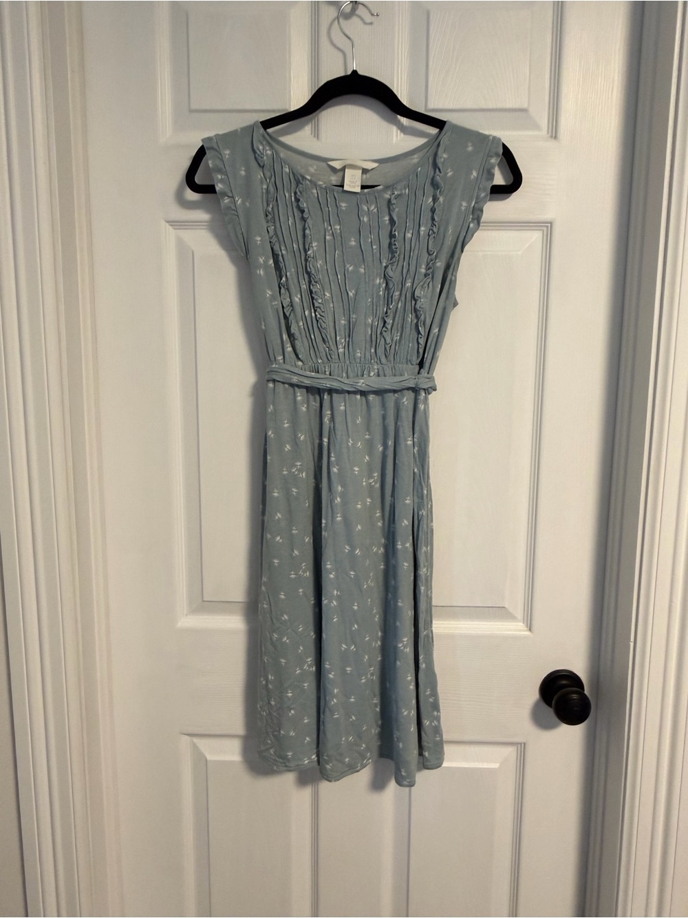 H&M Mama Light Blue Maternity Dress